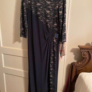 R&M Richards NEW Navy Formal Long Size 12